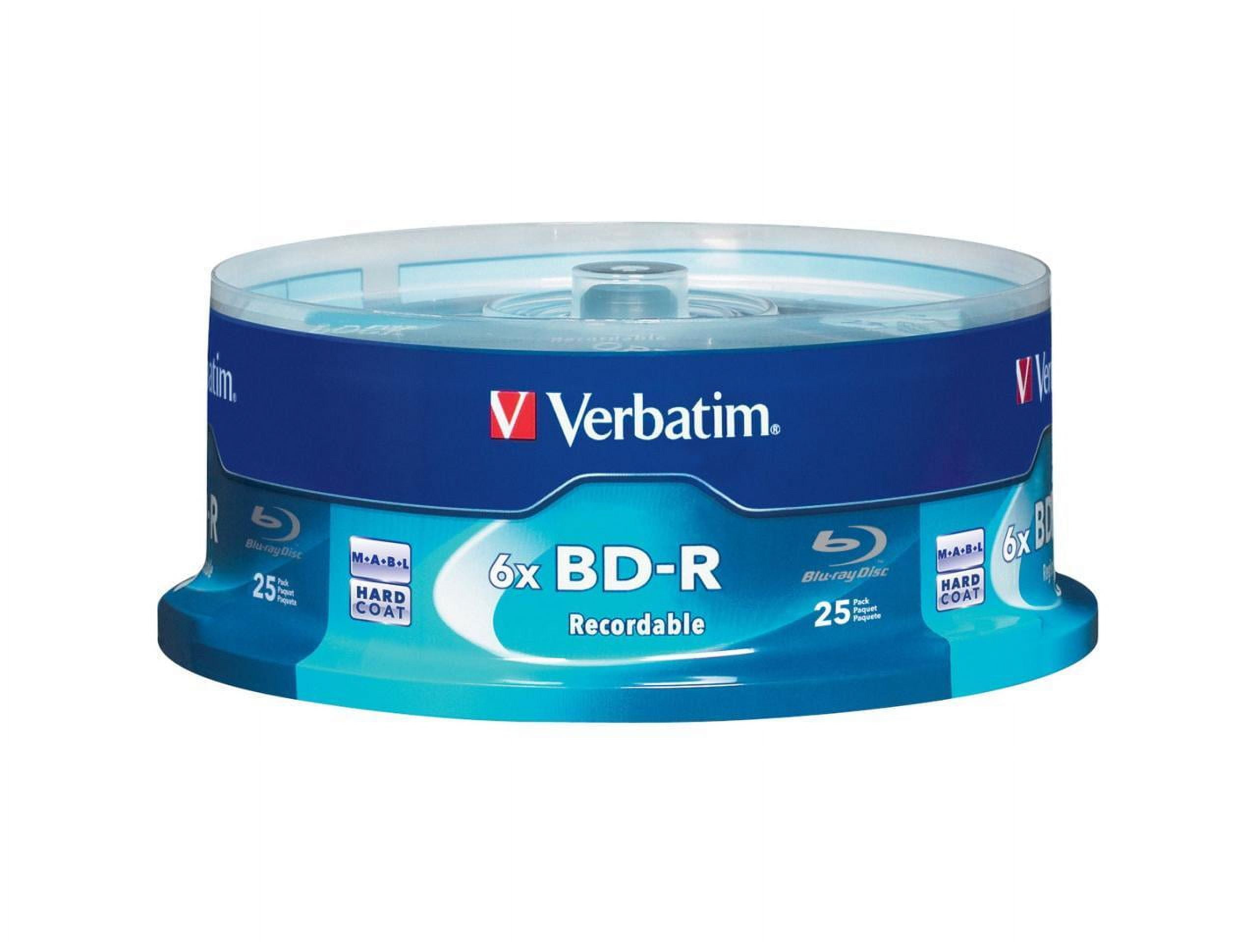 Verbatim 97457 25 GB 6X BD-R Blu-Ray Disc (25/Pack)